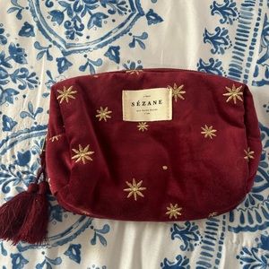 Sézane burgundy pouch